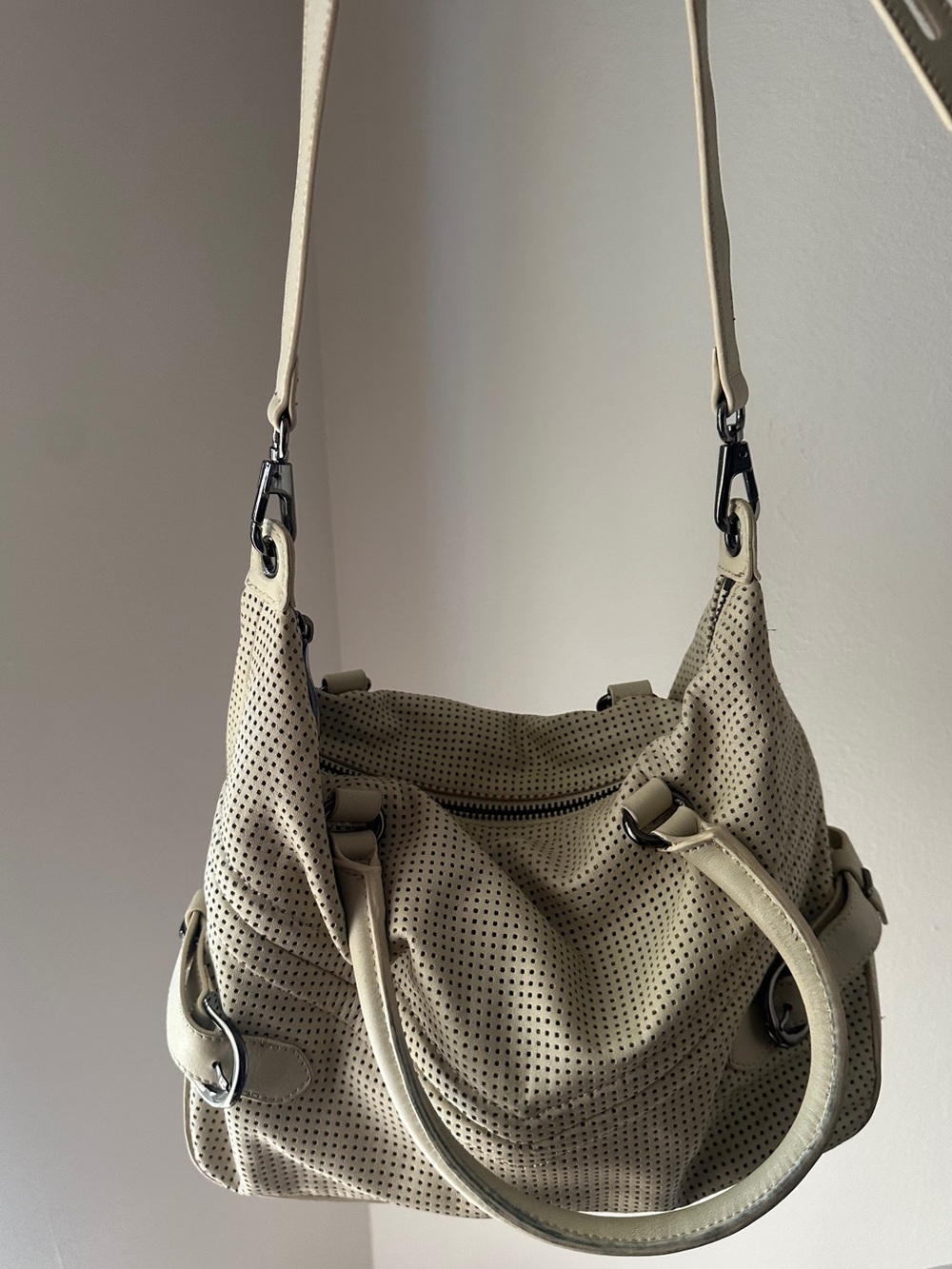 Cream leather bag Sorial